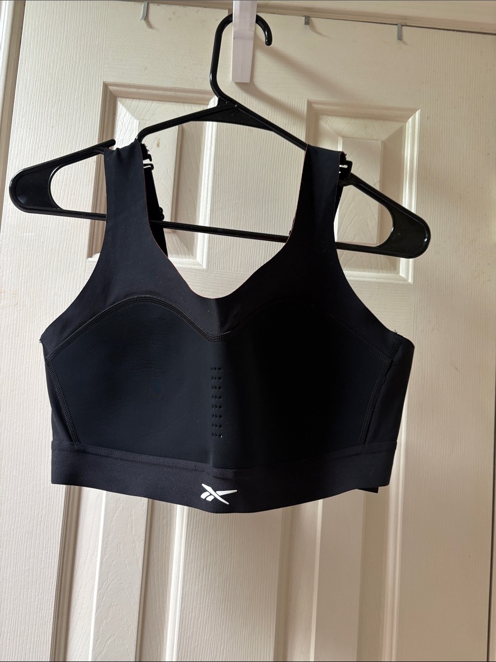 Reebok Black High-Impact Sports Bra with Wide Straps
